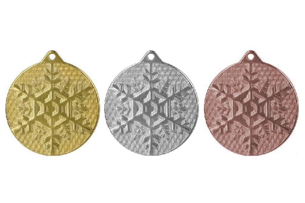 Medaille Schneeflocke MMC48050 Ø 50 mm