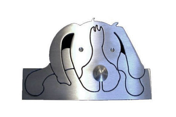 Edelstahl-Klingel Hund 805003
