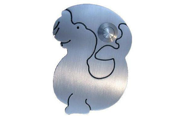 Edelstahl-Klingel Seehund 805010