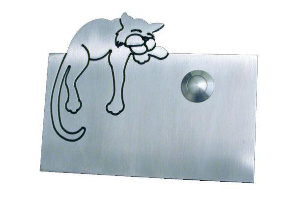Edelstahl-Klingel Kater 805030