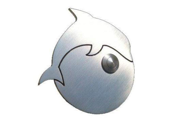 Edelstahl-Klingel Delphin 805045