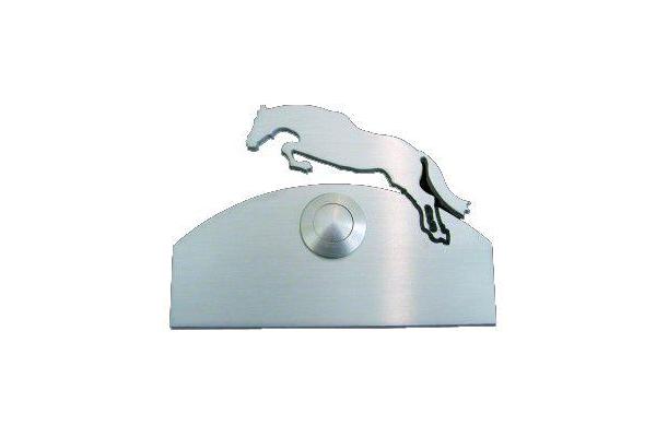 Edelstahl-Kl. Pferd im Sprung 805048