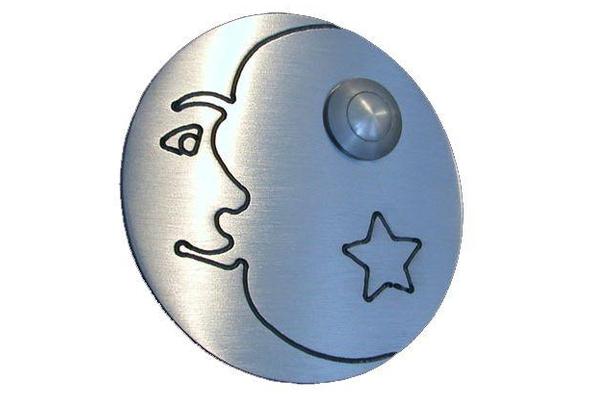 Edelstahl-Klingel Mond 805016