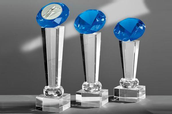 Diamant Trophäe Blau