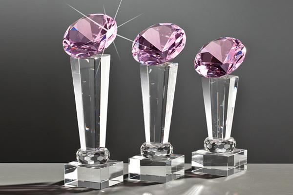 Diamant Trophäe Rosa