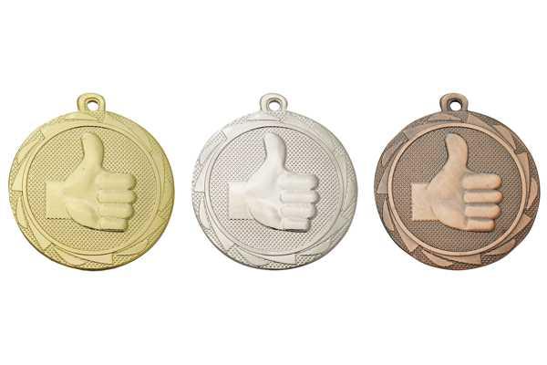 Medaille Daumen hoch - ME108 Ø 45 mm