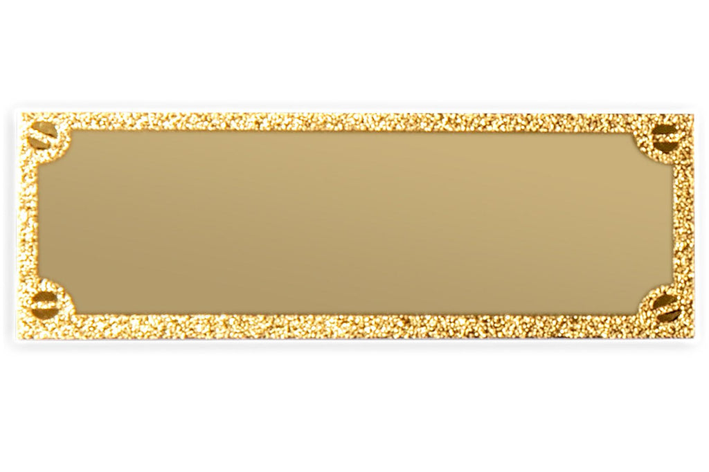Gravurschild edel in gold (5282)