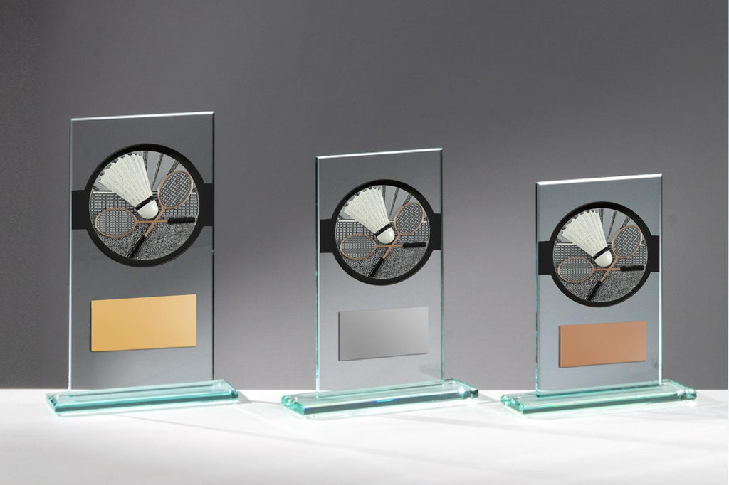 Glas Pokal Badminton FG014