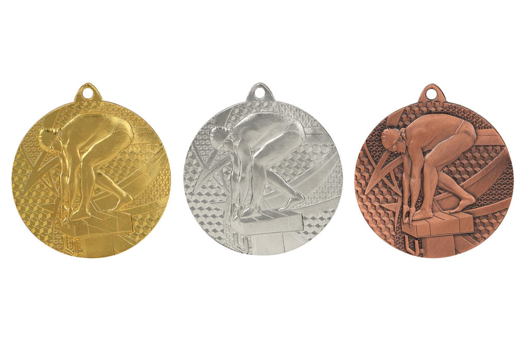 Medaillen Schwimmen Startsprung MMC7450 Ø 50mm