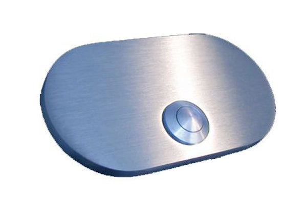 Edelstahl-Klingel Luzern Oval 81031