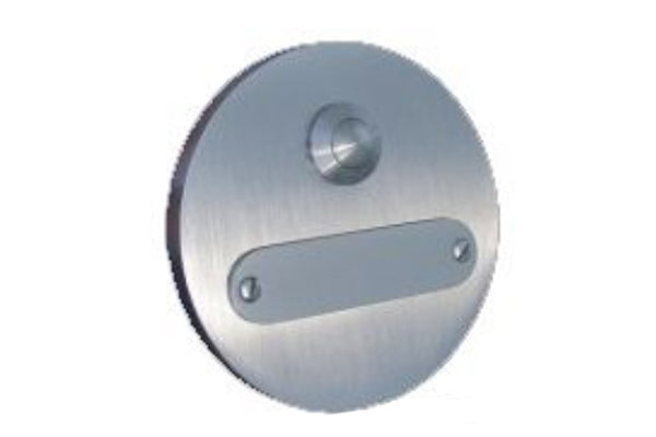 Edelstahl-Klingel mit Namensschild 81100