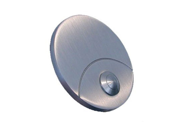 Edelstahl-Klingelschild Rund 81131