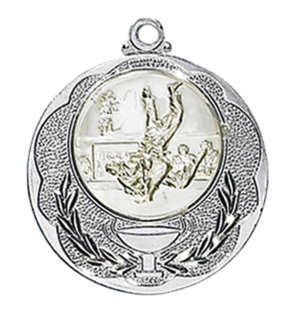 Medaille 028L Ø 40 mm - Silber / 50 mm
