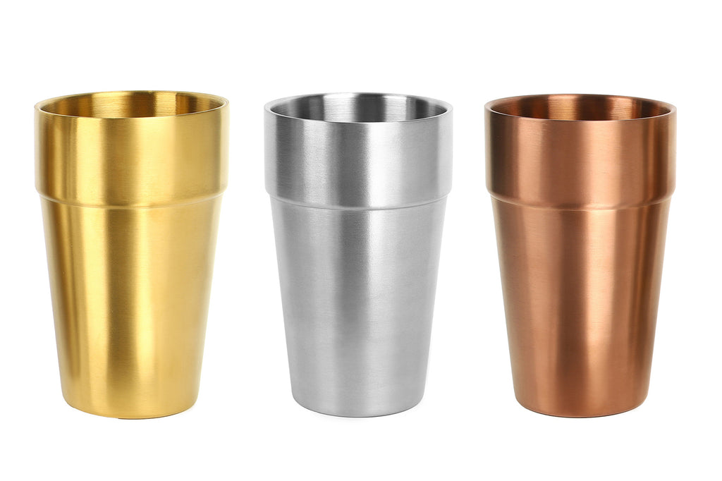 Edelstahlbecher-Duo 1325