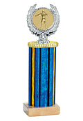 Säulenpokal 135-82C / Blau