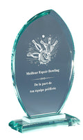 Glas Trophäe 166-5 - Lasergravur