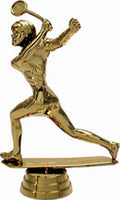 Kunststoff-Figur Squash Damen (mit Gewinde) 34438