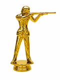 Kunststoff-Figur Gewehrschützin (mit Gewinde) 34468