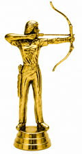 Kunststoff-Figur Bogenschützin (mit Gewinde) 34490