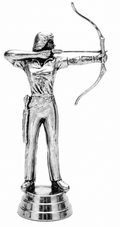 Kunststoff-Figur Bogenschützin (mit Gewinde) 34492