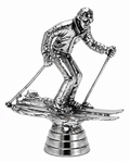 Kunststoff-Figur Skifahren (mit Gewinde) 34546