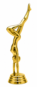 Kunststoff-Figur Turnen Damen (mit Gewinde) 34594