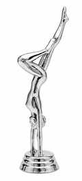 Kunststoff-Figur Turnen Damen (mit Gewinde) 34596