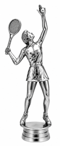 Kunststoff-Figur Tennis Damen (mit Gewinde) 34620