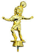 Kunststoff-Figur Fußball Mädchen (mit Gewinde) 38028