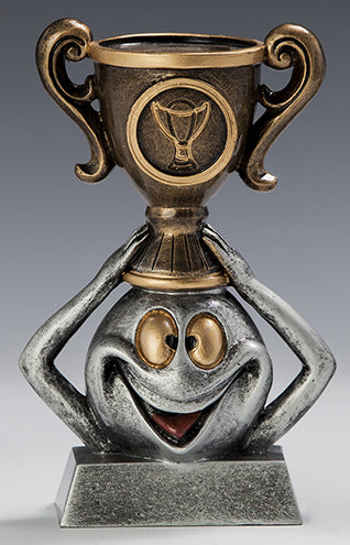 Kinder Pokal lustig 3948 - Silber Gold / 9.5 cm