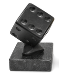Würfel Trophäe KS418 Schwarz
