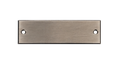 Messingschild rechteckig mit Facette / M2