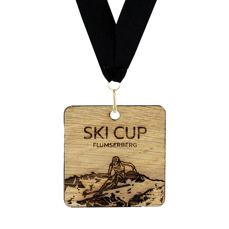 Holz Medaille 