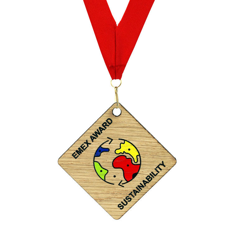 Holz Medaille 