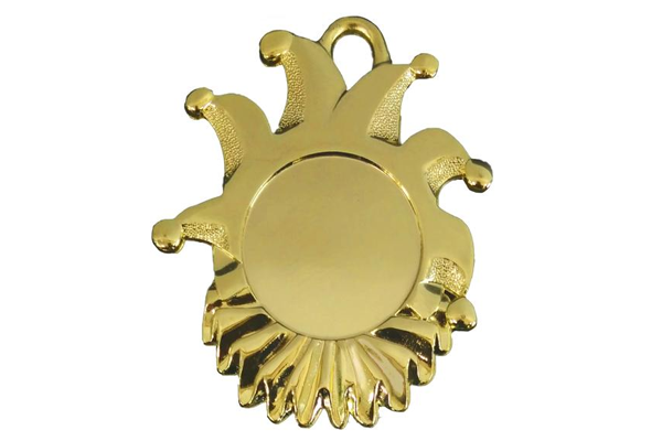 Karnevals Medaille ZM00165 - Gold / 60x50mm