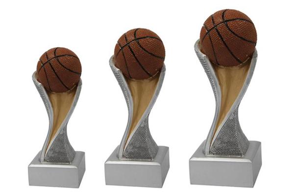 Basketball Pokal FG4131 - 17 cm / Silber Mehrfarbig