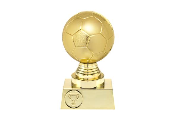 Fußball Pokal ST.023 - 15 cm / Gold