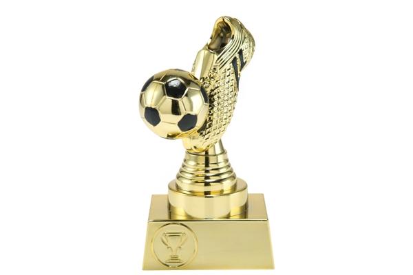 Pokal Fußball ST.116 - B-Ware! - Gold/Schwarz / 17 cm