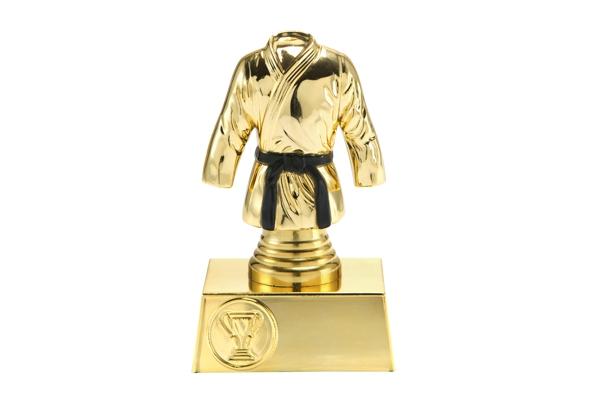 Pokal Kampfsport ST.024 - Gold Schwarz / 14 cm