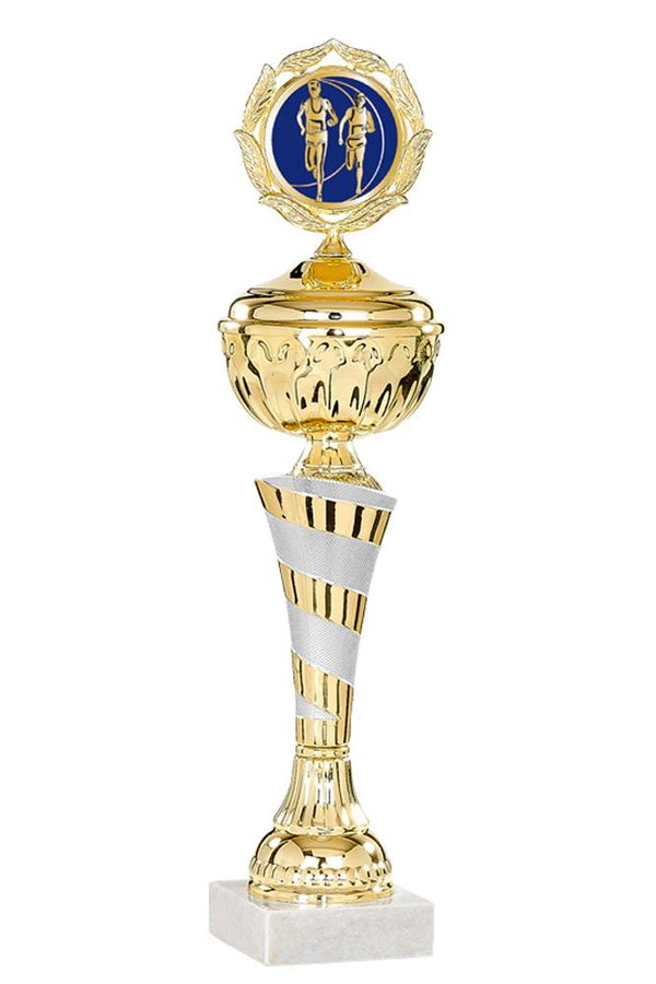 Pokal Serie 143 - 32 cm / Gold Silber