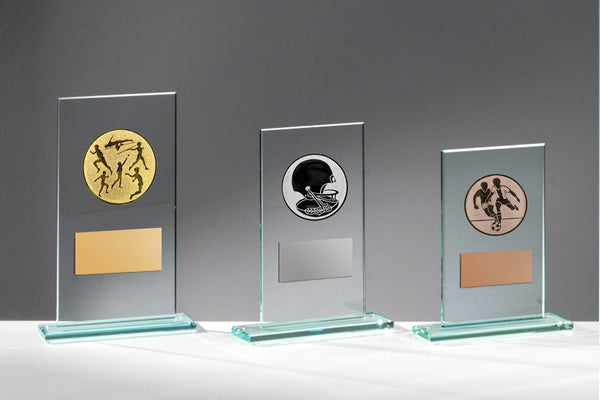 Glas Pokal 3526 Schild & Emblem - Transparent / 19 cm