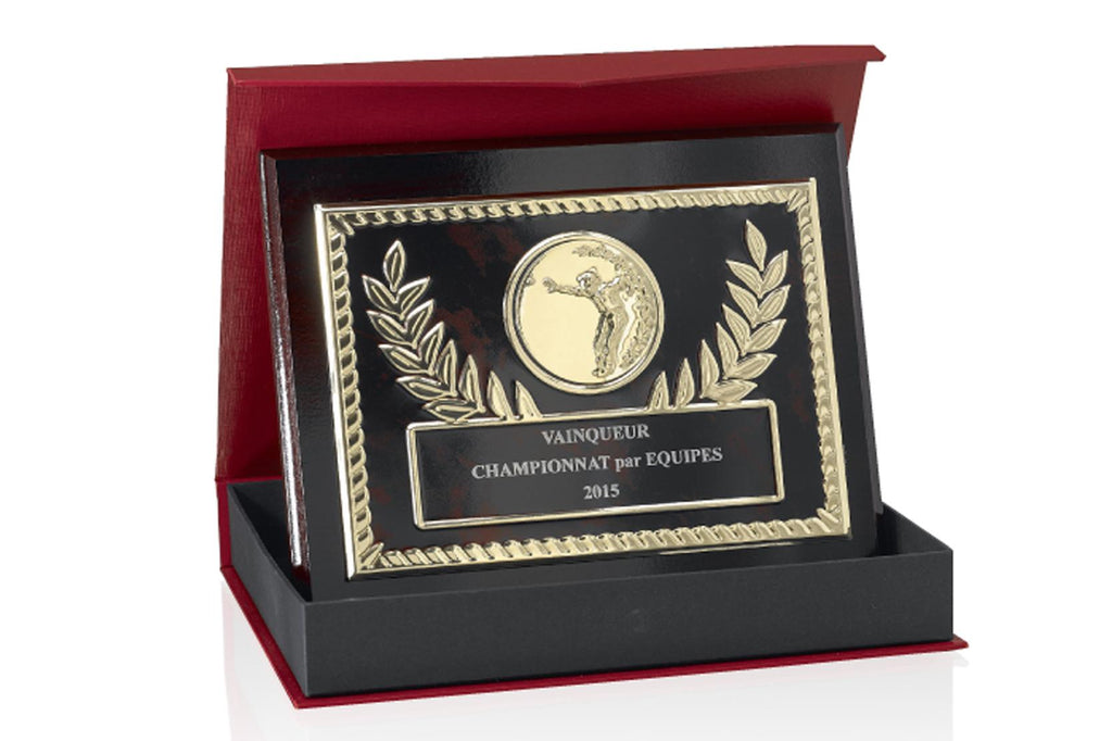 Ehrentafel 188-41 - Gold/Rot / 22x18 cm