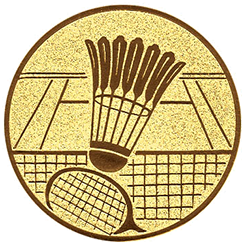 Emblem Badminton (25mm Gold)