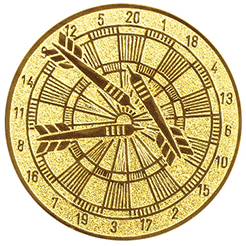 Emblem Darts (50mm Gold)