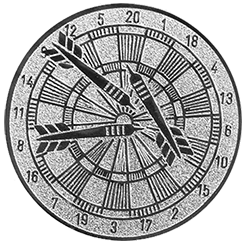 Emblem Darts (50mm Silber)