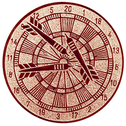 Emblem Darts (50mm Bronze)