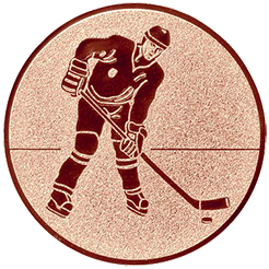 Emblem Eishockey (50mm Bronze)