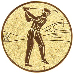 Emblem Golf (25mm Gold)