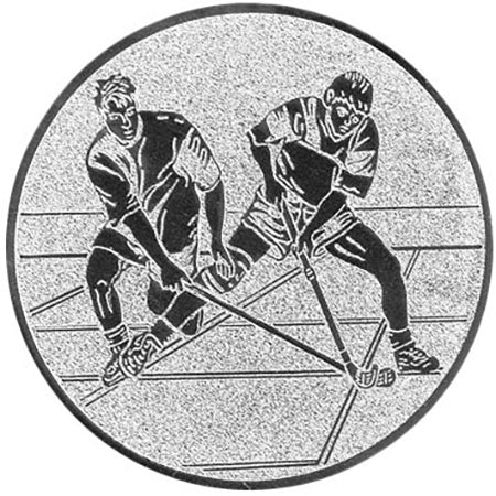 Emblem Hockey Indoor (25mm Silber)