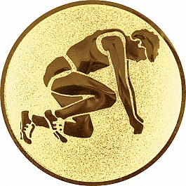 Emblem Leichtathletik (50mm Gold)